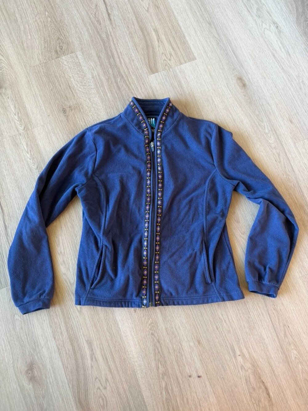 Vintage Alf Fleece Full Zip Fleece Jacket Navy Medium Kuhl